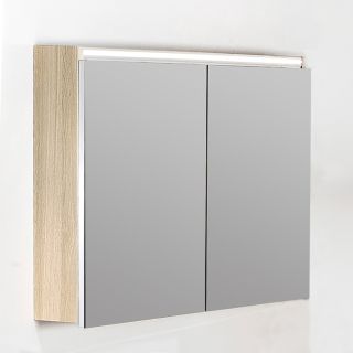 Зеркальный шкаф Armadi Art Vallessi 100см дуб светлый 546-L