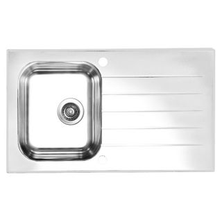 Кухонная мойка Alveus 1099462 Glassix 10 белая 86x50