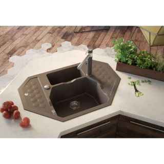 Кухонная мойка Alveus 1108257 Sensual 60 Granital+ Chocolate-G03M 90x61