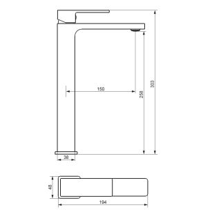 Смеситель для раковины Damixa Gala 530250000 хром