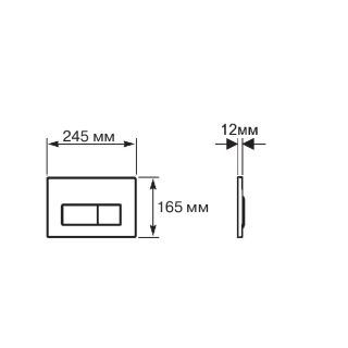 Комплект унитаза с инсталляцией Aquatek Set Aquatek Альтаир cm-009 4в1 с сиденьем Микролифт и Белой клавишей смыва