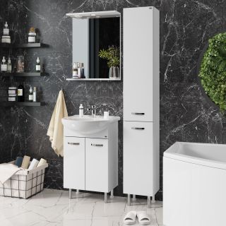 Зеркало с подсветкой Onika Коралл 205023 50см белый