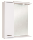 Шкаф-зеркало с подсветкой Onika Ника 206015 левый 60см белый