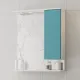 Шкаф-зеркало с подсветкой Onika Марви 206089 правый 60см бирюза