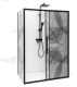 Душевой уголок AvaCan FB 120-140 + SB 80 чёрный