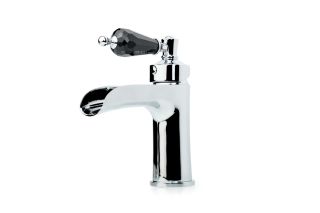 Смеситель для раковины Boheme Vogue хром с черным SW_Комплект хром