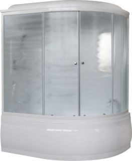 Душевой бокс Royal Bath ALP левый стекло матовое 140x95см RB140ALP-C-L