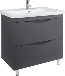 Тумба под раковину Bellezza Санриса 100см серебро 00000008723