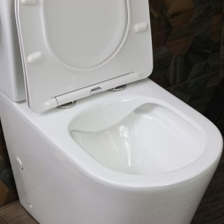 Унитаз-компакт Melana MLN-310307 безободковый белый