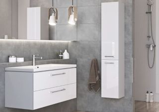 Шкаф Cersanit LARA 30 БЕЛЫЙ SL-LAR/Wh