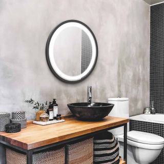 Зеркало Silver Mirrors Манхэттен 77см чёрный LED-00002374