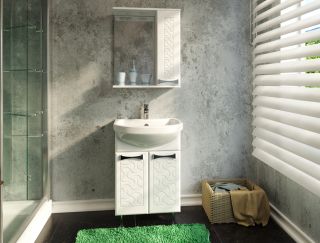 Тумба под раковину Stella Polar Ванда 50см белый SP-00000200