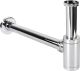 Сифон для раковины SantiLine SL-114 боковой выпуск хром