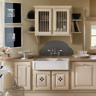 Кухонная мойка Kerasan Hannah Oxfordshire 100 543001 Белая