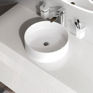 Раковина накладная  Am.Pm Func M8FWCC40400WG 40 см белый