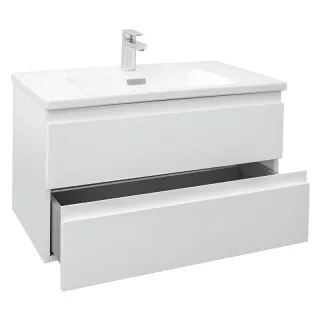 Тумба под раковину Jacob Delafon Madeleine EB2053-J5 80 см блестящий белый