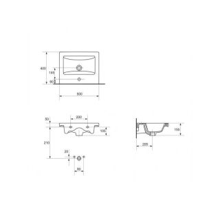 Раковина для мебели Style Line Como ЛС-00000154
