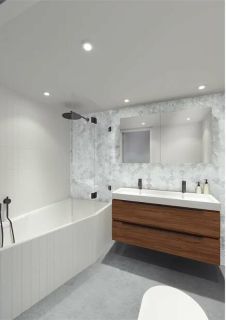 Акриловая ванна Riho Rethink Space B113001005 R 170х90см белый