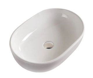 Раковина накладная Timo Kulo TK-405 59см белый