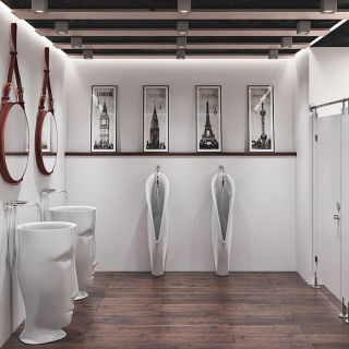 Писсуар Kerasan Artwork 473001 напольный белый