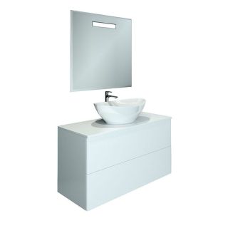 Тумба с раковиной Orange Otto Ot-100TuMDF+G56 белый