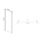 Душевой уголок Vincea Intra VSR-1I708090CL 70/80 x 90 см