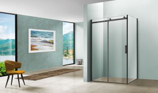 Душевой уголок Vincea Como VSR-1C9012CLB 120x90 см