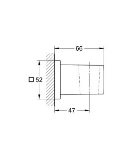 Держатель настенный для ручного душа Grohe Euphoria Cube 27693000 хром