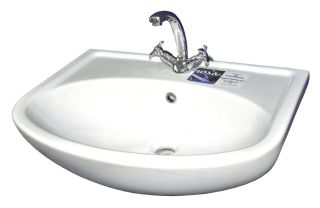 Мебельная раковина Rosa Уют 60 см белый