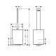 Hansgrohe WallStoris Держатель для туалетного ершика, цвет: матовый черный  27927670