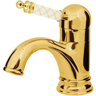 Смеситель для раковины Boheme Murano золото