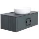Тумба под раковину La Fenice Cubo FNC-01-CUB-G-80 Серая матовая 80 см