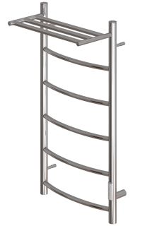 Полотенцесушитель электрический Point Афина PN04848P с полкой 40x80см хром