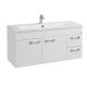 Тумба под раковину Акватон Диор 120см белый 1A110601DR010
