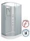 Душевая кабина Niagara NG-3312-14RBKG с гидромассажем 120x80см серебро/матовое