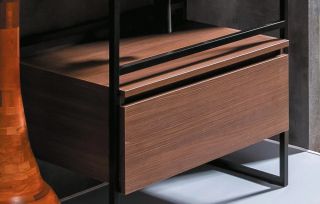 Ящик под консоль Armadi Art Loft 80см тёмное дерево 894-080-D