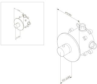 Смеситель AM PM Like F8075500