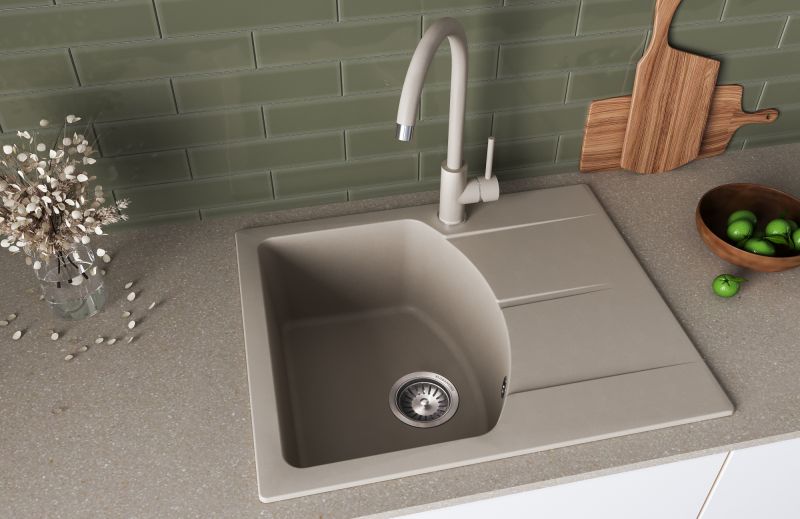 Кухонная мойка Florentina Паола 620 капучино