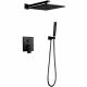 Душевой комплект ALMAes Leine TVZ-0810 чёрный