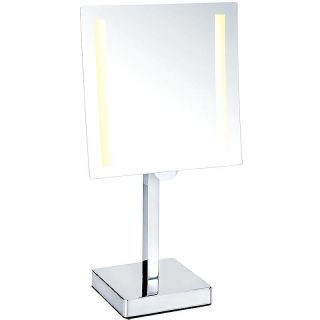 Косметическое зеркало с подсветкой Gappo G6205 хром