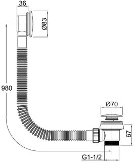 Смеситель для душа Allen Brau Priority 5.31012-31 Черный матовый