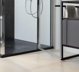 Душевая дверь Allen Brau Priority 90 3.31001.00 профиль Хром