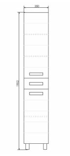 Comforty Шкаф Модена M-35 00-00001645