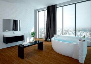 Акриловая ванна Aquatek Бетта BET170-0000011 170х97 см правая с фронтальным экраном и гидромассажем сборно-разборный сварной каркас