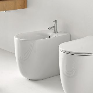 Биде напольное Kerasan Nolita 532001*1 Белое