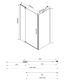 Душевой уголок Vincea Extra VSR-1E111210CL 110/120 x 100 см