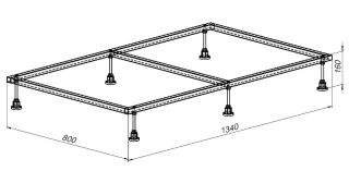 Каркас для  поддона Allen Brau 8.00006 140x90