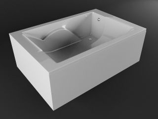 Акриловая ванна Vayer Coral 180x120 Гл000006812 без гидромассажа