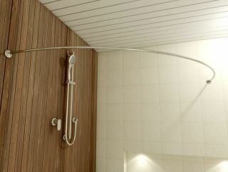 Карниз для ванны Relisan Iryda 150x150 Гл000013476 Хром