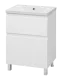 Напольная тумба под раковину Misty Лаки 60 см П-Лак-01060-0112Я белый